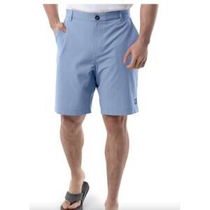 Guy Harvey Men's Blue Golf Vacation Performance Hybrid Shorts SZ 40 NWT